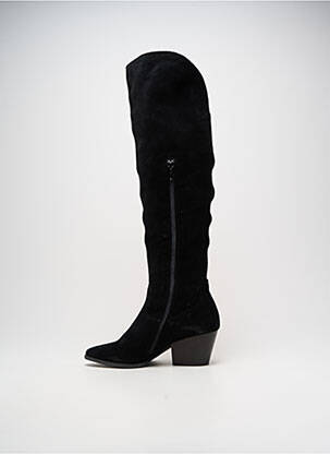 Bottes cubain talon de 4 à 6cm noir PERLATO femme