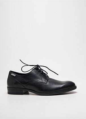 Derbies tissage satiné talon plat jusqu'à 3cm noir PIKOLINOS femme