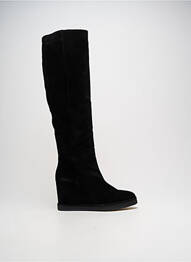 Bottes nubuck talon de 7 à 9cm noir BILLIBI femme