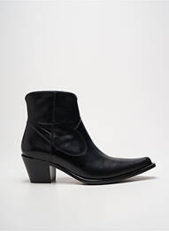 Bottines/boots matière lisse talon de 4 à 6cm noir FREE LANCE femme