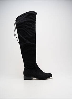 Cuissardes bout rond talon plat jusqu'à 3cm noir BULLBOXER femme