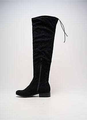 Cuissardes bout rond talon plat jusqu'à 3cm noir BULLBOXER femme