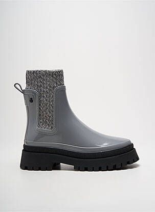 Bottines/boots matière lisse talon de 4 à 6cm gris LEMON JELLY femme