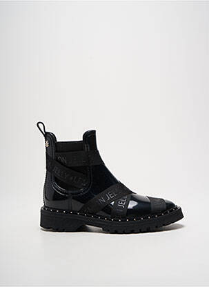Bottines/boots matière lisse talon plat jusqu'à 3cm noir LEMON JELLY femme