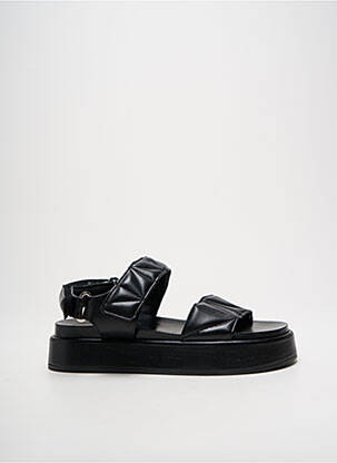 Sandales/nu pieds matière lisse talon de 4 à 6cm noir BILLIBI femme