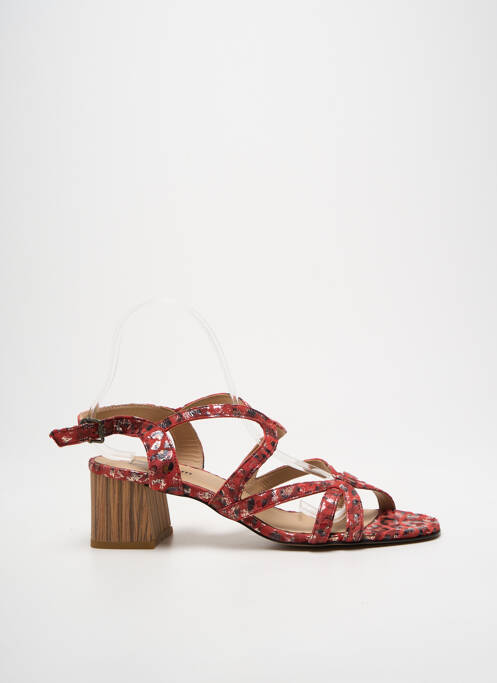 Sandales/Nu pieds rouge QOO TUM pour femme