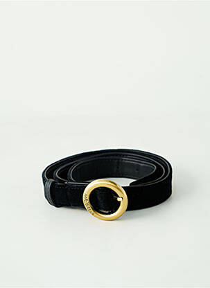 Ceinture effet matière satinée noir MALIPARMI femme
