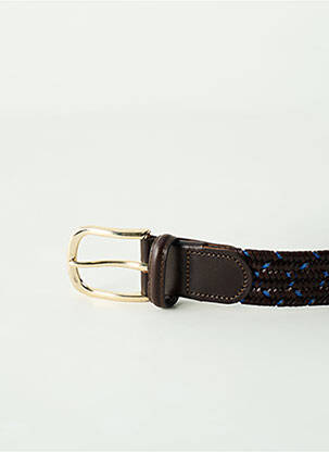 Ceinture coutures renforcées marron CHLOÉ STORA femme