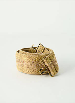 Ceinture effet matière satinée or BELLEROSE femme