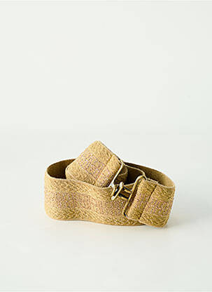 Ceinture effet matière satinée or BELLEROSE femme