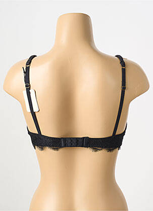 Soutien-gorge tissage dentelle haut soutien-gorge moulé noir LOVE STORIES femme