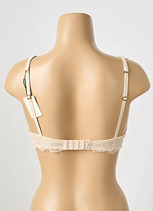 Soutien-gorge tissage dentelle haut soutien-gorge moulé chair LOVE STORIES femme