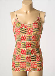 Top/caraco stretch rouge MOMONI femme