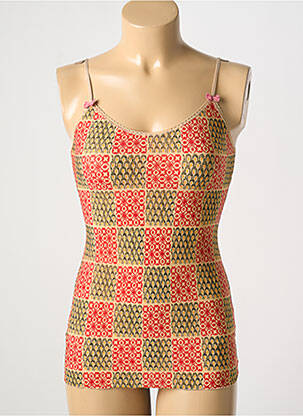 Top/caraco stretch rouge MOMONI femme