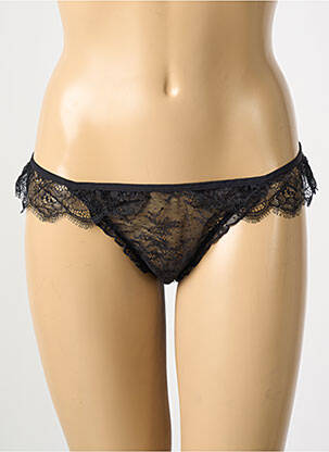 Culotte tissage dentelle noir LOVE STORIES femme