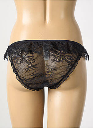 Culotte tissage dentelle noir LOVE STORIES femme