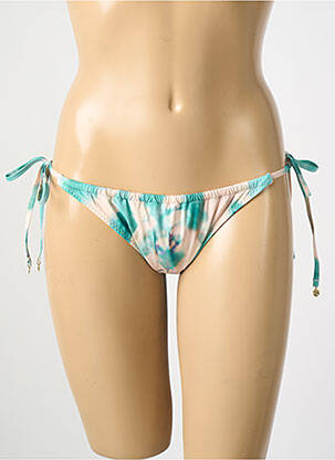 Bas de maillot de bain stretch bikini bleu LOVE STORIES femme