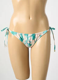 Bas de maillot de bain stretch bikini bleu LOVE STORIES femme