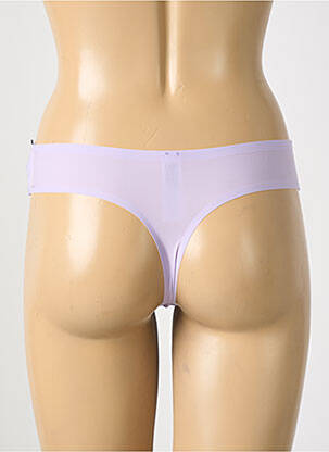 Tanga stretch violet LOVE STORIES femme