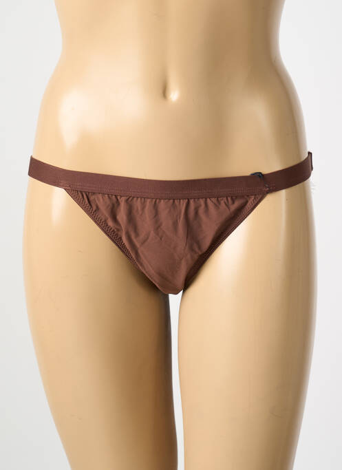 Culotte marron LOVE STORIES pour femme