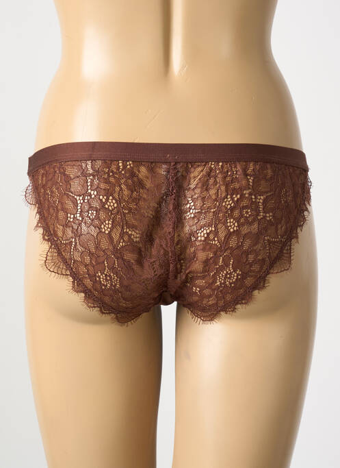 Culotte marron LOVE STORIES pour femme