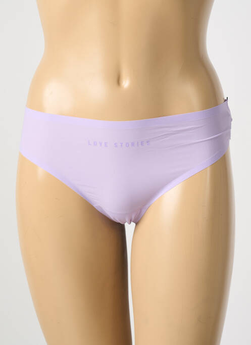 Tanga violet LOVE STORIES pour femme
