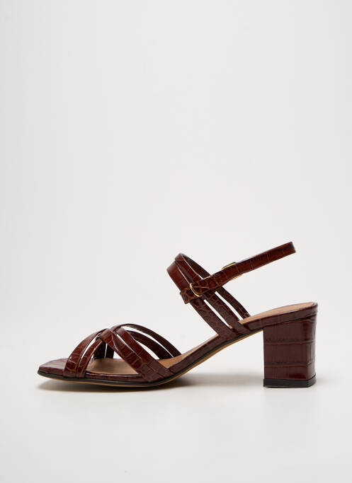 Sandales/Nu pieds marron ANTHOLOGY pour femme