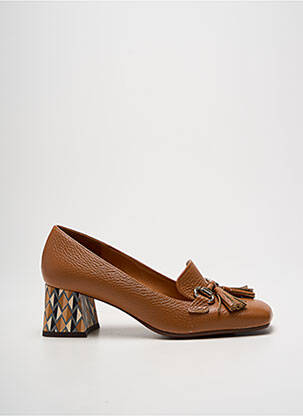 Mocassins carré talon de 4 à 6cm marron CHIE MIHARA femme