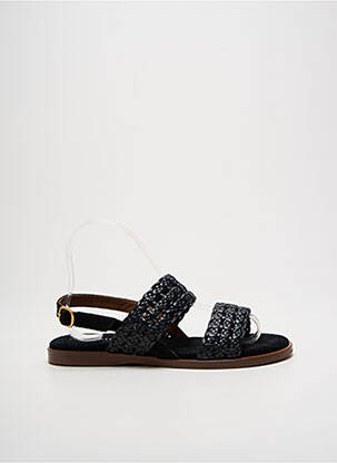 Sandales/nu pieds matière lisse talon plat jusqu'à 3cm noir ANONYMOUS femme