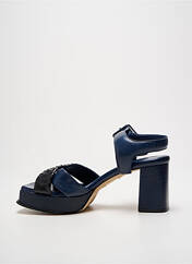Sandales/Nu pieds bleu LORENZO MASIERO pour femme seconde vue
