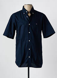 Chemise manches courtes coupe droite bleu EDEN PARK homme