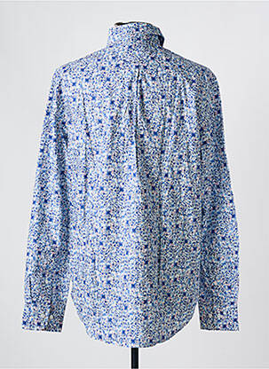 Chemise manches longues coupe droite bleu EDEN PARK homme