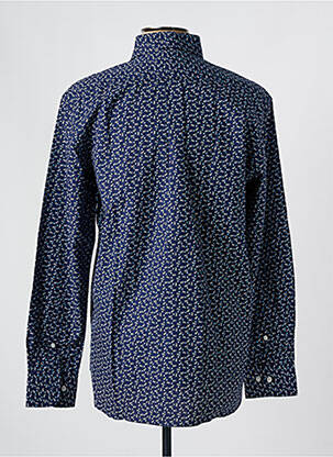 Chemise manches longues imprimé fantaisie bleu EDEN PARK homme