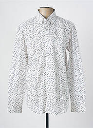 Chemise manches longues imprimé fantaisie blanc EDEN PARK homme