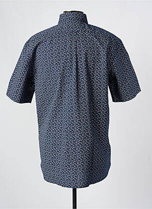 Chemise manches courtes imprimé fantaisie bleu EDEN PARK homme