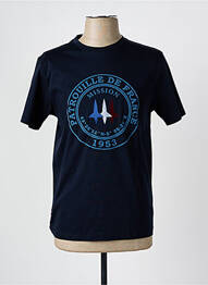 T-shirt coupe droite manches courtes bleu PATROUILLE DE FRANCE homme