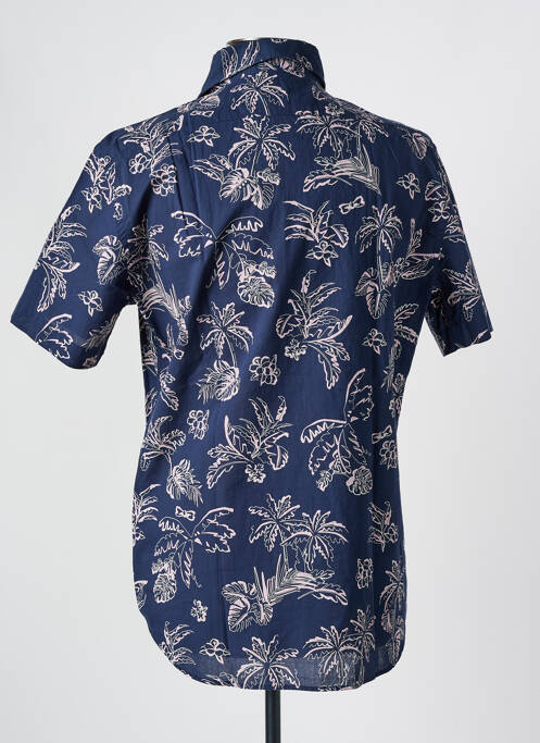 Chemise manches courtes bleu EDEN PARK pour homme