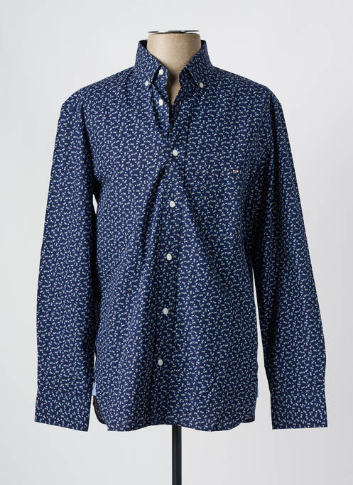 Chemise manches longues bleu EDEN PARK pour homme