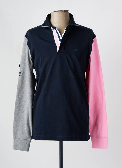 Polo bleu EDEN PARK pour homme