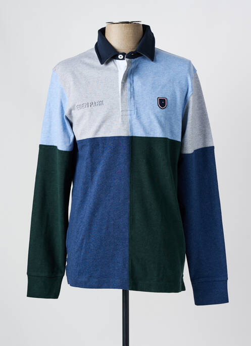 Polo bleu EDEN PARK pour homme