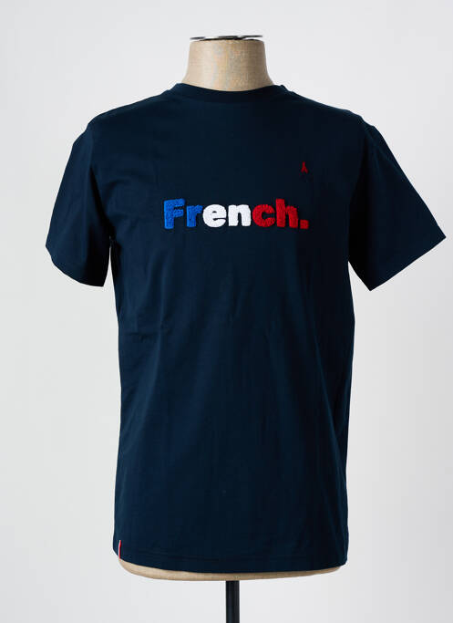 T-shirt bleu MAISON FT pour homme