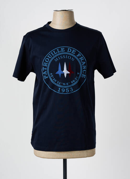 T-shirt bleu PATROUILLE DE FRANCE pour homme
