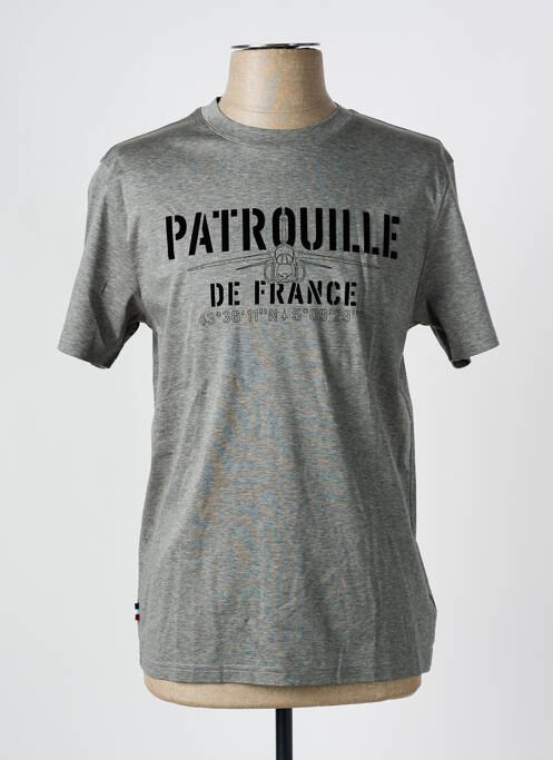 T-shirt gris PATROUILLE DE FRANCE pour homme
