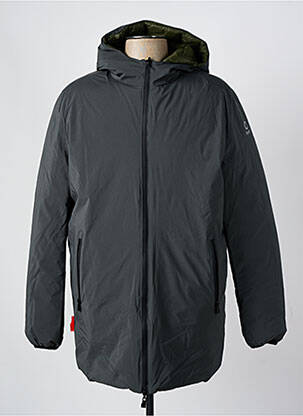 Doudoune poches a capuche vert SUNS BOARDS homme