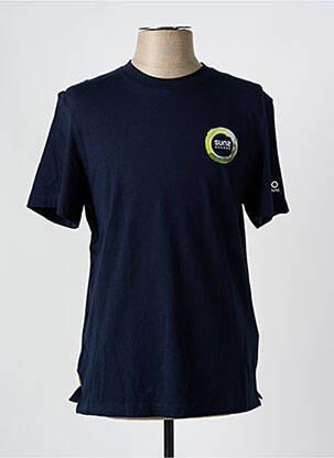 T-shirt coupe droite manches courtes bleu SUNS BOARDS homme