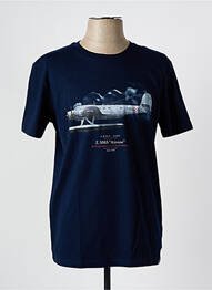 T-shirt coupe cintrée manches courtes bleu AERONAUTICA homme