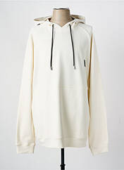 Sweat-shirt à capuche beige SUNS BOARDS pour homme seconde vue