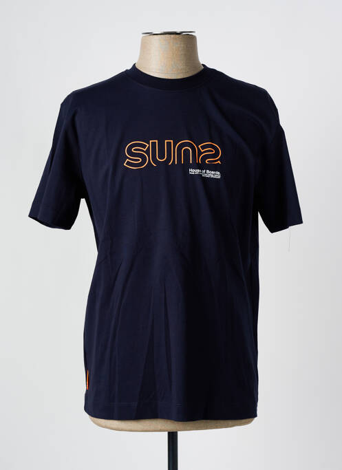 T-shirt bleu SUNS BOARDS pour homme