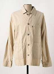 Veste casual fermeture boutonnée sur le devant beige EDEN PARK homme