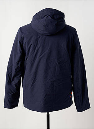 Parka manches longues a capuche bleu SUNS BOARDS homme